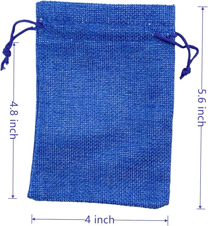 Palmhomee Pack of 25 Burlap Gift Bags - Image 3