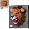 BNG Wall Art Lion Building Blocks Sets, A Wall Decor Set by BNG