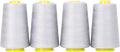 Mandala Crafts 4 Pack of Serger Threads Cones Spools by MandalaCrafts