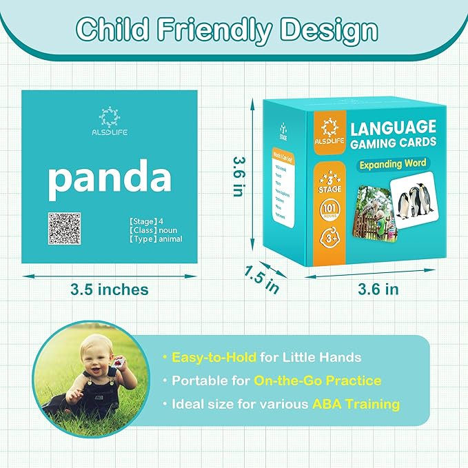 100 Nouns Flash Cards for Toddlers, Expanded Vocabulary Cards - Image 6
