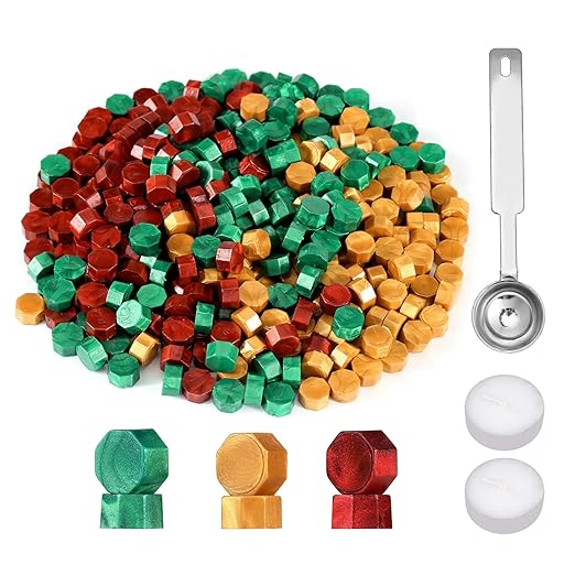 Yoption 360 Pieces Sealing Wax Beads Kit, 3 Colors - Image 3