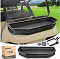 10L0L Golf Cart Front Cargo Basket for EZGO TXT/RXV、Club Car DS/Precedent、Yamaha G22/G29 - Heavy-Duty Steel Mesh Storage Rack, Gas/Electric Compatible