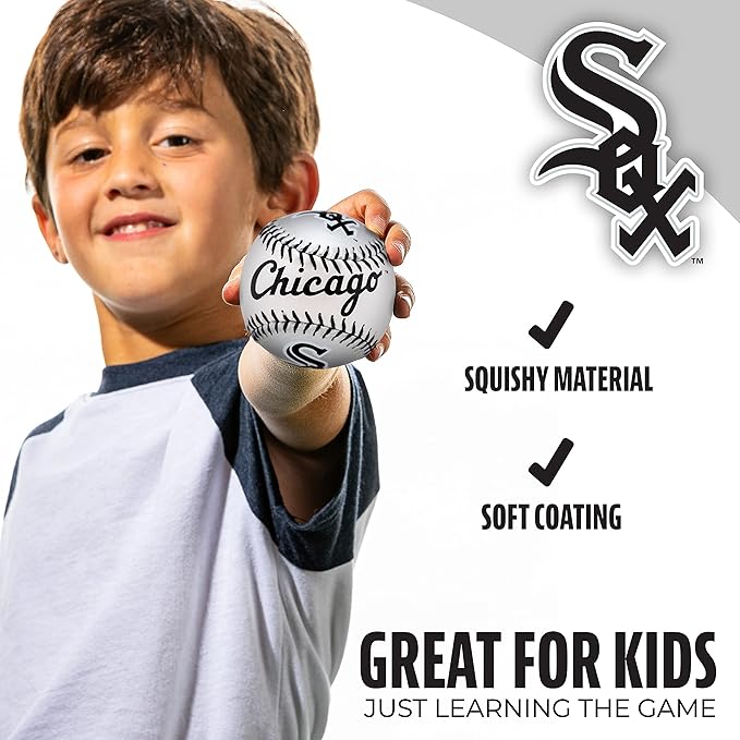 Franklin Sports MLB Team Soft Baseballs - Team Logo - Fan Shop Toy Baseball for Kids - Decoration for Desks and Office