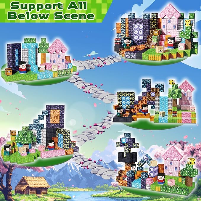 Goody King 200PCS Magnetic Building Blocks - Image 3