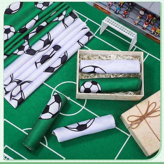 FuWeave 36 Pcs Sports Cooling Towels Baseball Basketball Softball Breathable Soccer Football Volleyball Microfiber Ice Towel Fast Drying for Party Favors Team Gift (Soccer,40 x 12 Inch)