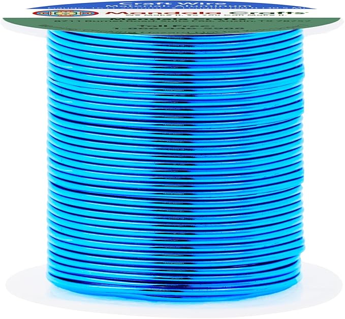 Mandala Crafts 16 Gauge Anodized Aluminum Craft Wire by MandalaCrafts