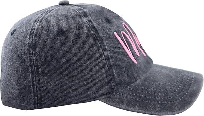 Gigi Mimi Hats for Women, Adjustable Cotton Embroidered Grandma Baseball Cap