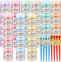 Faccito 9 Pcs Sidewalk Chalk Paint Kit Non Toxic Paint Washable Powdered Chalks by Faccito