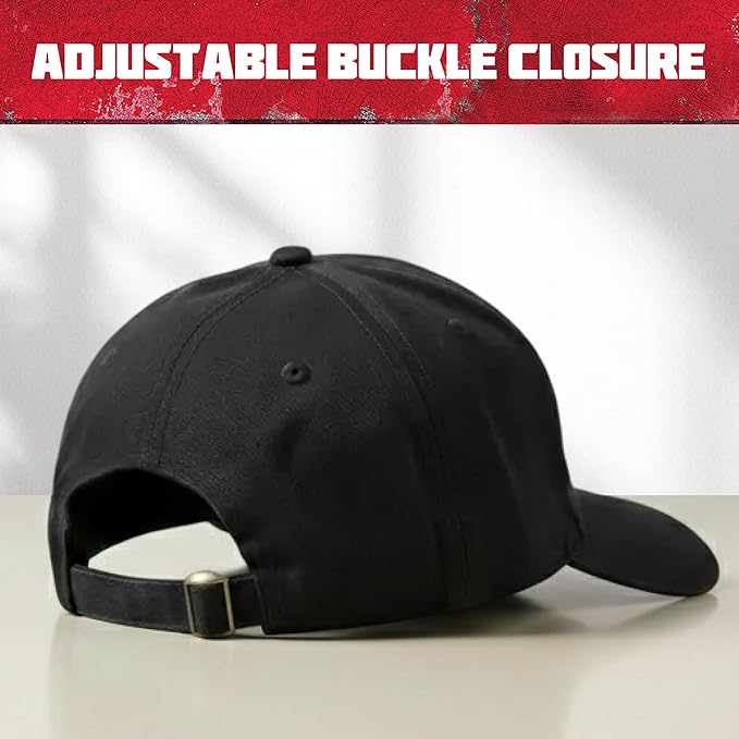 Marvel Deadpool Adjustable Baseball Hat with Curved Brim