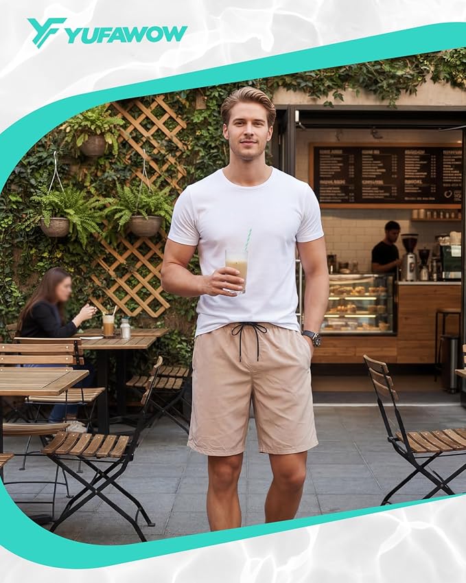 9 Inch Men Swim Trunks with Mesh Lining Quick Dry Breathable Pockets for Summer Beach Cruise Water Park Gym Running