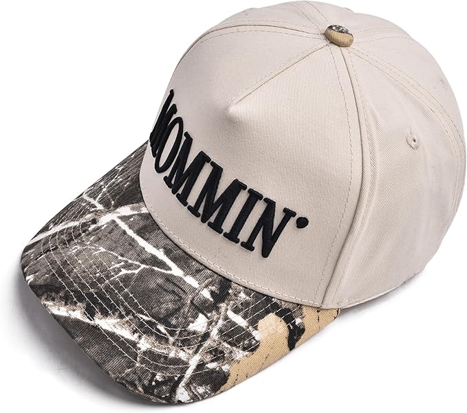 Women’s Mommin Trucker Hat – Vintage Two-Tone Ponytail Baseball Cap, Embroidered Adjustable Hat, Great Gift for Mom & Women