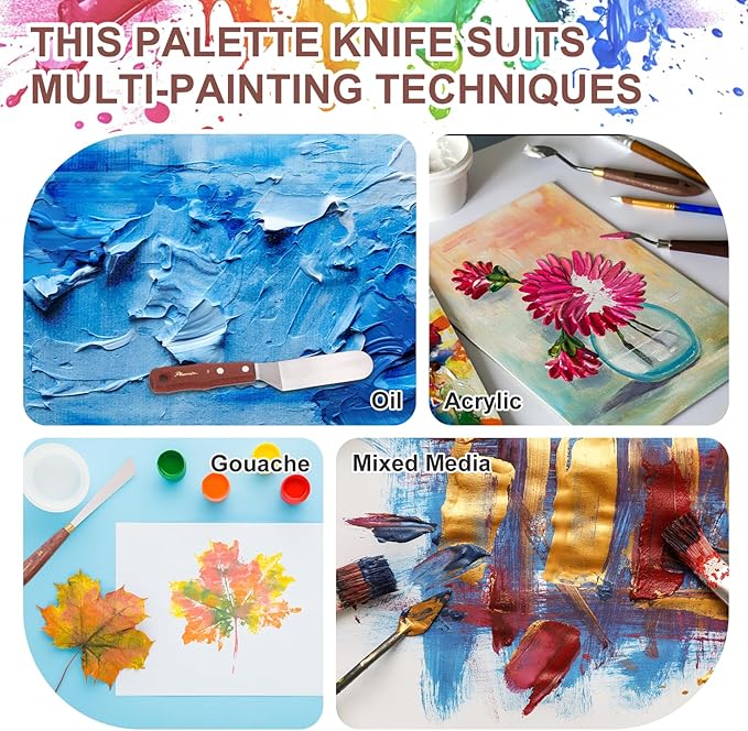 MECCANIXITY Pack of 1 Palette Knife No.11, 8.5" Long Palette Knives - Image 6