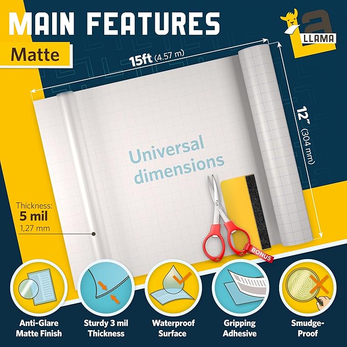 Matte Laminating Roll 2-Pack 12” x 15ft - Image 2