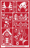 Over'N'Over Reusable Glass Etching Stencils – Durable Self-Stick Designs by OVER+%27N%27+OVER