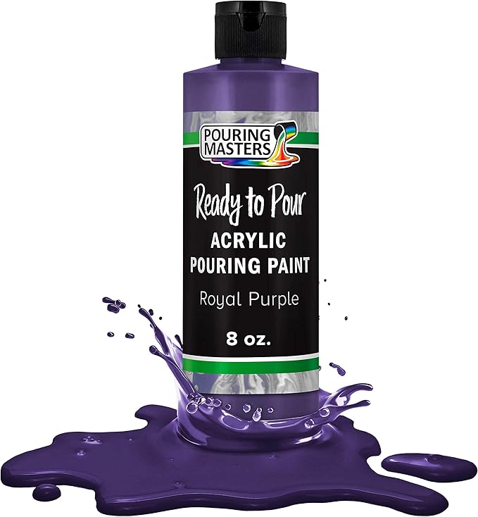 POURING MASTERS Royal Purple Acrylic Ready to Pour Pouring Paint by Pouring+Masters