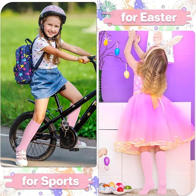 qikqik Toddler Soccer Socks Kids Soccer Socks Boys Baseball Sock Youth Football Sock Girls Softball Accessories Team Sports