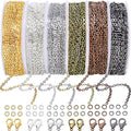 Jishi Chains Jewelry Making Supplies, 60ft Cable Link Chains by Jishi