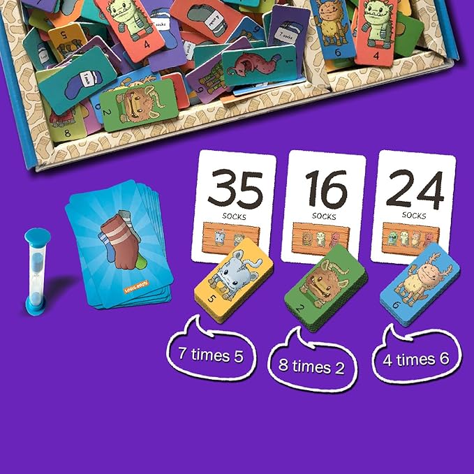 Monster Sock Factory Multiplication and Division Game - Image 5