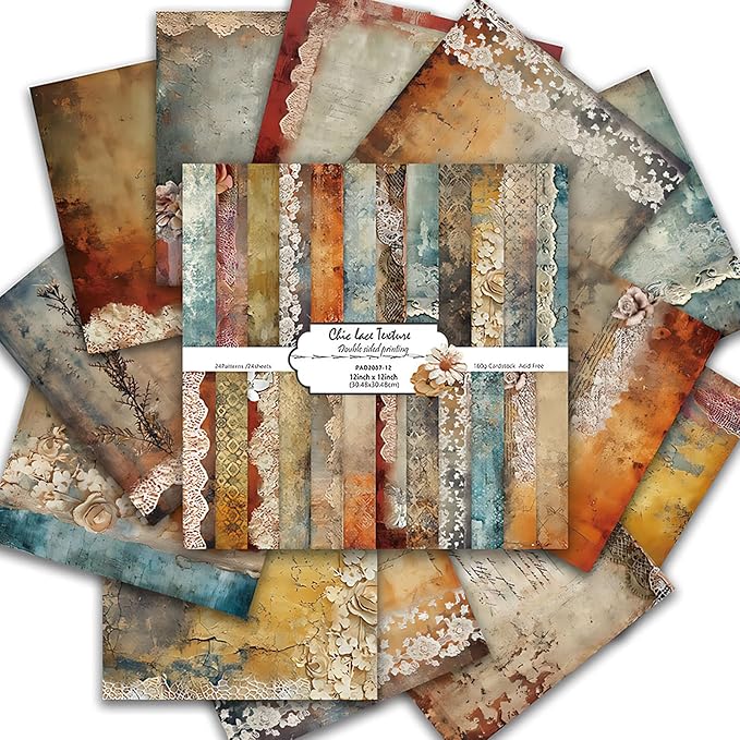 Scrapbook Paper 12x12 inch, 24 Sheets DIY Origami Decorative Craft, Double by Unknown