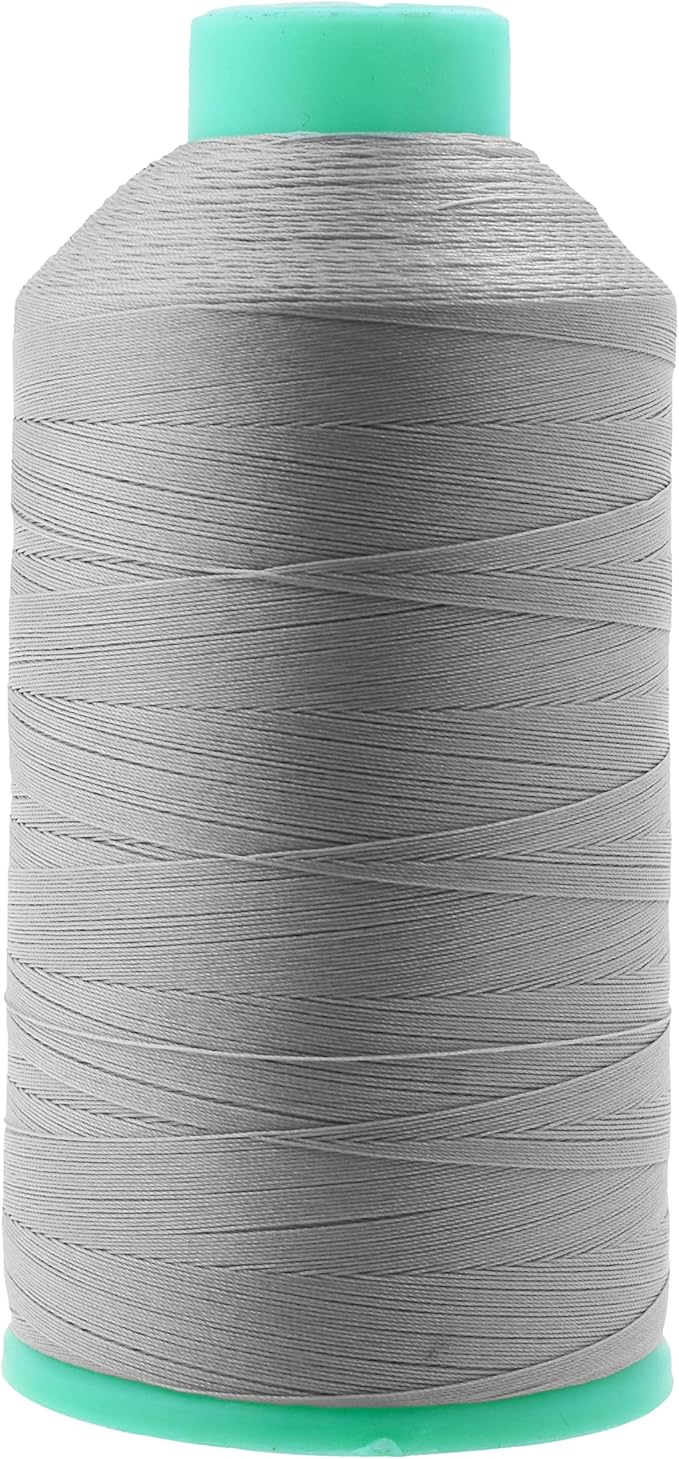 Mandala Crafts Bonded Nylon Thread Gray Heavy Duty Sewing Threads by MandalaCrafts