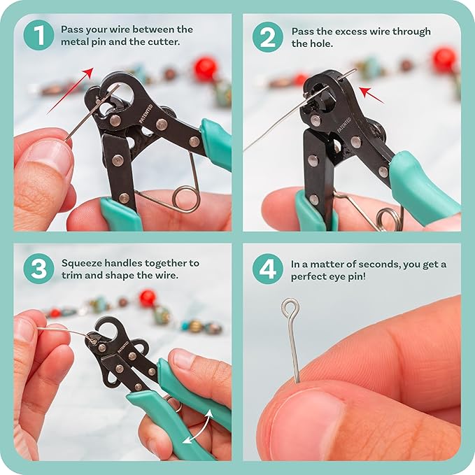 The Beadsmith Vintaj One Step Looper – Create and Trim Consistent 1.5 mm Loops - Image 3