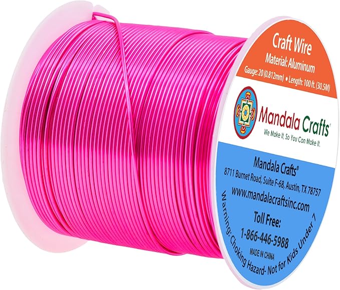 Mandala Crafts 20 Gauge Anodized Aluminum Craft Wire - Image 2