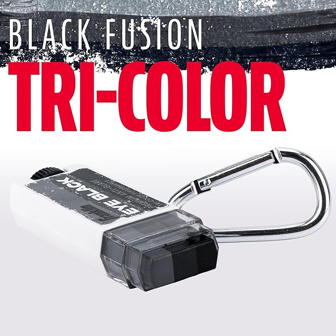 Franklin Sports Eye Black Stick - Baseball Softball + Football Eye Black for Kids + Adults - Sun Glare Reduction - Black Fusion