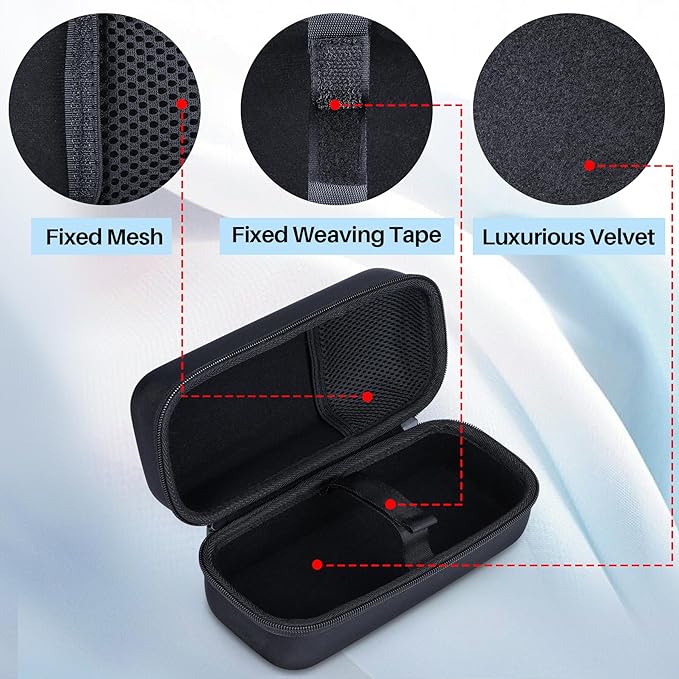 Lebakort Hard Case Compatible with Blue Tees Golf Player+ GPS Speaker (Black Case)