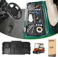 10L0L Golf Cart Under Seat Storage Tray for EZGO RXV TXT Club Car DS Precedent Electric Vehicle with Original Trojan Battery Underseat Organizer Container Holder Plate