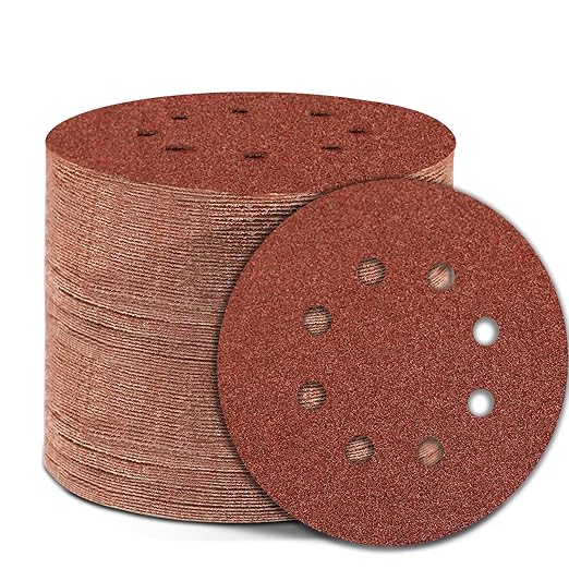 120 Grit 5 Inch Sanding Discs Hook and Loop Sandpaper by SzarintSurfaceCareSolution