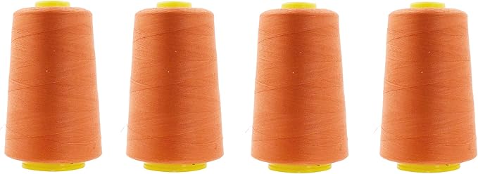 Mandala Crafts 4 Pack of Serger Threads Cones Spools by MandalaCrafts