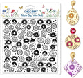 CHGCRAFT Donuts Pattern Polymer Clay Texture Sheet Polka Dots Pattern Silicone by chgcraft