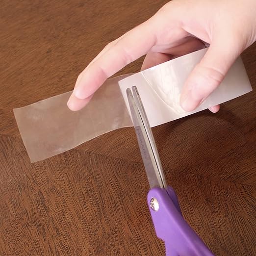 BookGuard 1.5 Inch Transparent Bookbinding Tape, Stretchable and Clear - Image 5