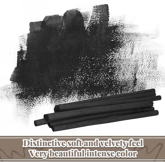 Gueevin 100 Pcs Willow Charcoal Sticks, Willow Charcoal, and Fine Art Christmas - Image 4