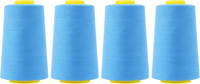 Mandala Crafts 4 Pack of Serger Threads Cones Spools by MandalaCrafts