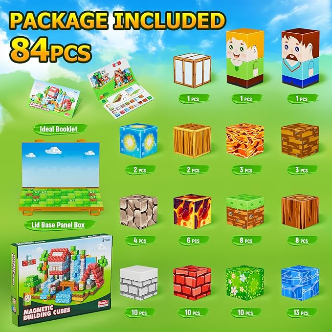 Magnetic Blocks, Magnetic Building Blocks, STEM Constructions Magnet Blocks - Image 6