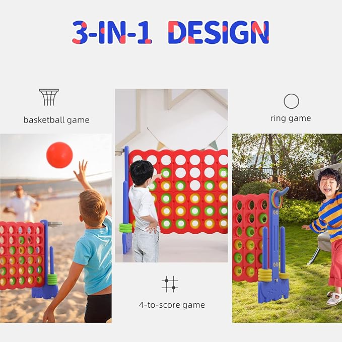 UNICOO Giant 4 in A Row Game - Image 4
