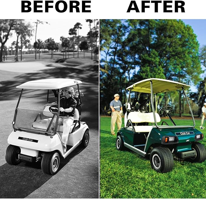 LED Golf Cart Headight Taillight Kit for Club Car Ds 1993-UP 12V Upgrade Basic Light Kit Compatible with Club Car DS