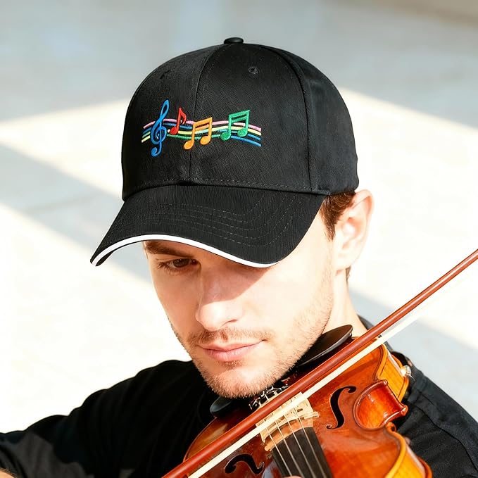 Embroidered Baseball Cap for Men Women, Breathable Cotton Adjustable Hat, Various Patterns for Casual Daily Outfits