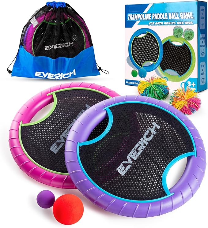 EVERICH TOY Trampoline Paddle Ball Set by EVERICHTOY