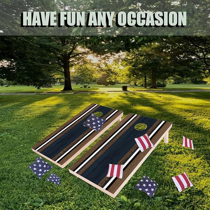 4×2FT Cornhole Board Set, Wooden Corn Hole Games - Image 2
