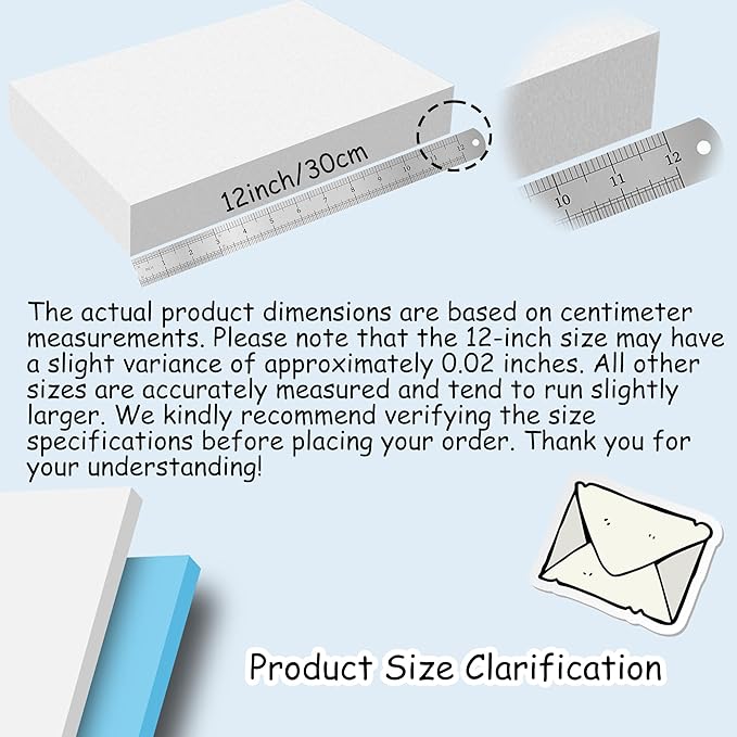 LuckyFoam White 4 Pack 15x12x2 inch Foam Sheets 2 Inch Thick Polystyrene - Image 3