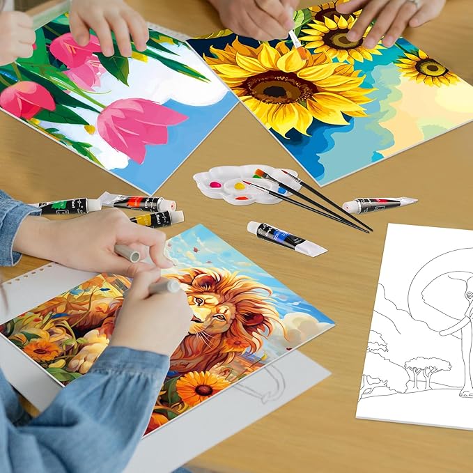 Cholemy 36 Pcs Paint and Sip Kit - Image 6