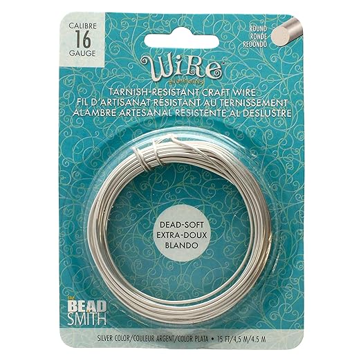 The Beadsmith Wire Elements Craft Wire – Tarnish Resistant, Soft Temper by TheBeadsmith