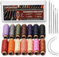 0.55 mm Round Waxed Thread, 14 Colors 76 Yards Spool Wax Coated String by KAQRHFT
