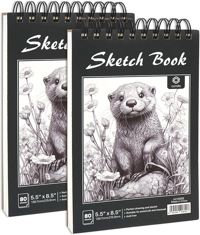 CONDA 5.5 x 8.5 Sketchbook Book by CONDA