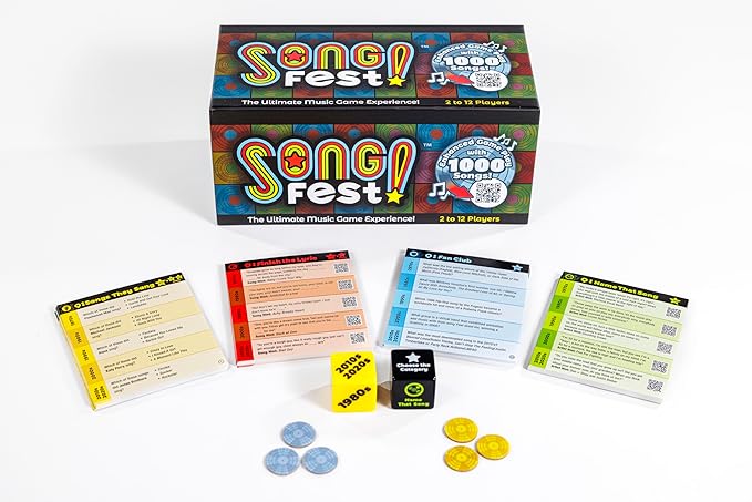 SongFest! is a New Music Trivia Party Game | Song QR Codes Provide Audio Hints - Image 2