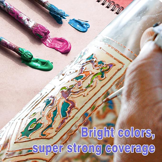 Colorful Stain Glass Paint Set - Image 4