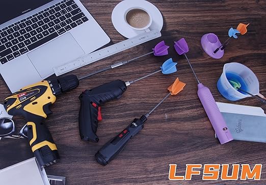 12 Pcs Silicone Resin Mixer Paddles - Image 6