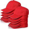 Shyyween Kids Baseball Caps Youth Adjustable Plain Baseball Hats Cotton Blank Hats Bulk for Girls Boys Sport Team
